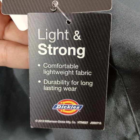 Dickies Flex Relaxed Fit Work Shirt Mens 3XL Gray Long Sleeve Utility Workwear - Picture 8 of 9